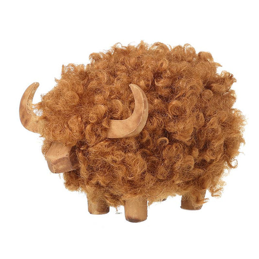 BROWN HIGHLAND COW