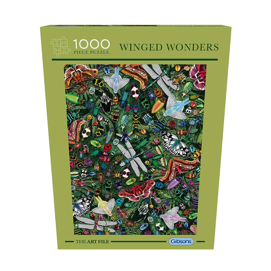 The Art File: Winged Wonders 1000 Piece Jigsaw Puzzle