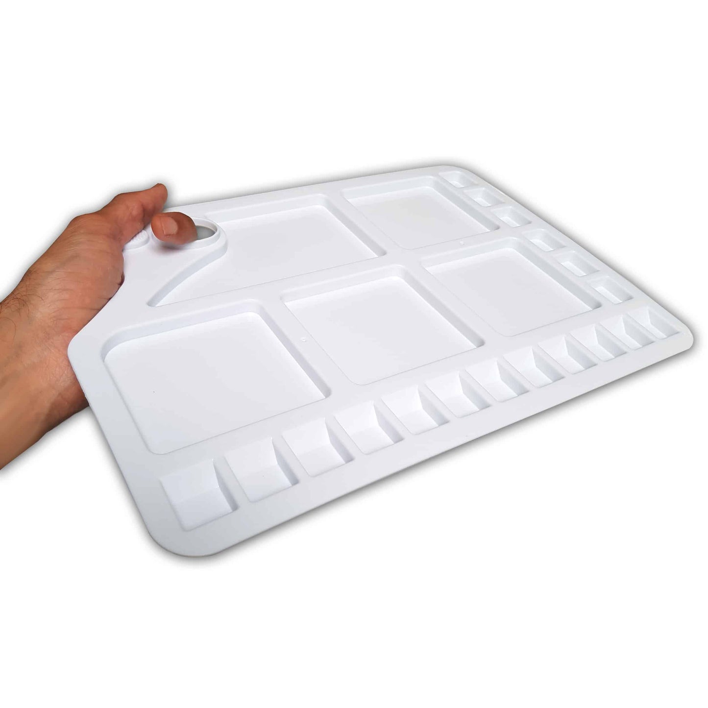 Large White Palette Sturdy Plastic 23 Well | by Zieler
