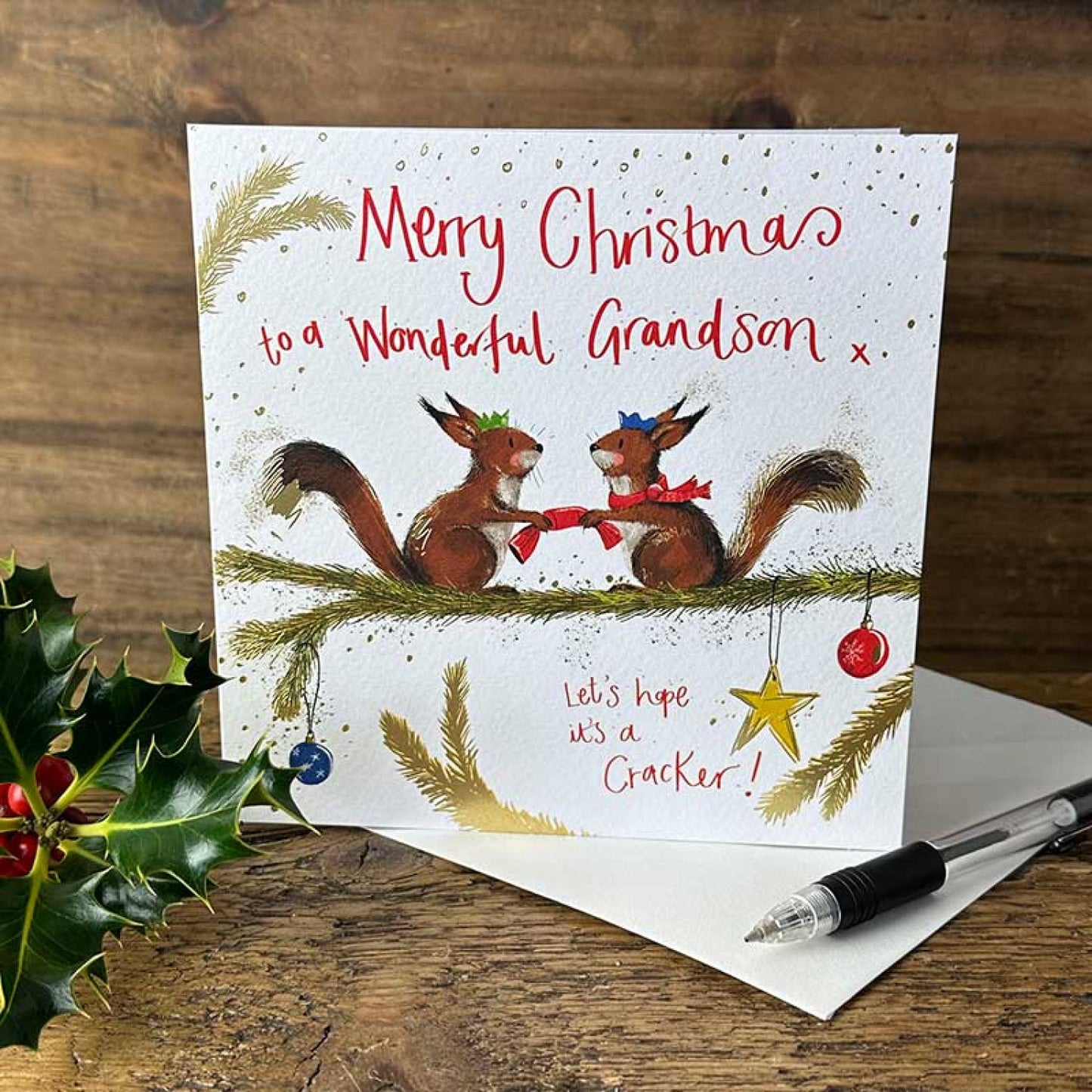 Grandson Christmas Card