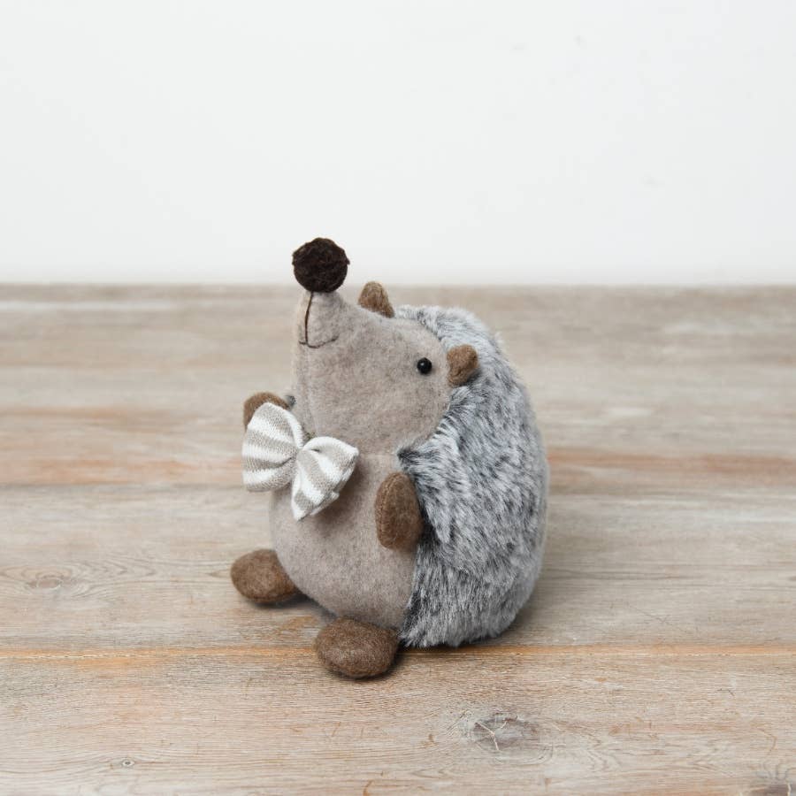 Cute Hedgehog With Bow, 18cm