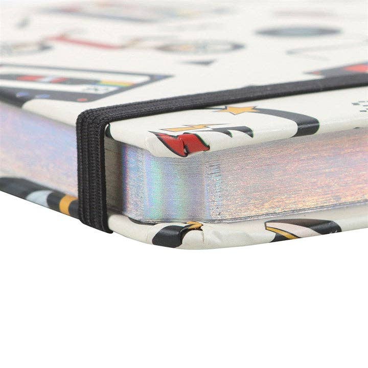 Retro 80s Arcade Print A5 Notebook