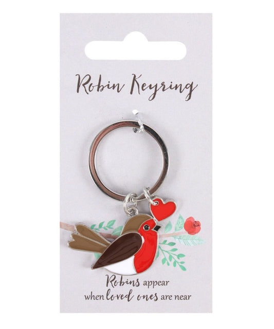 Garden Robin Keyring