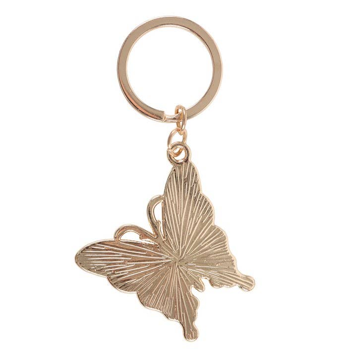 Flaming Butterfly Y2K Keyring