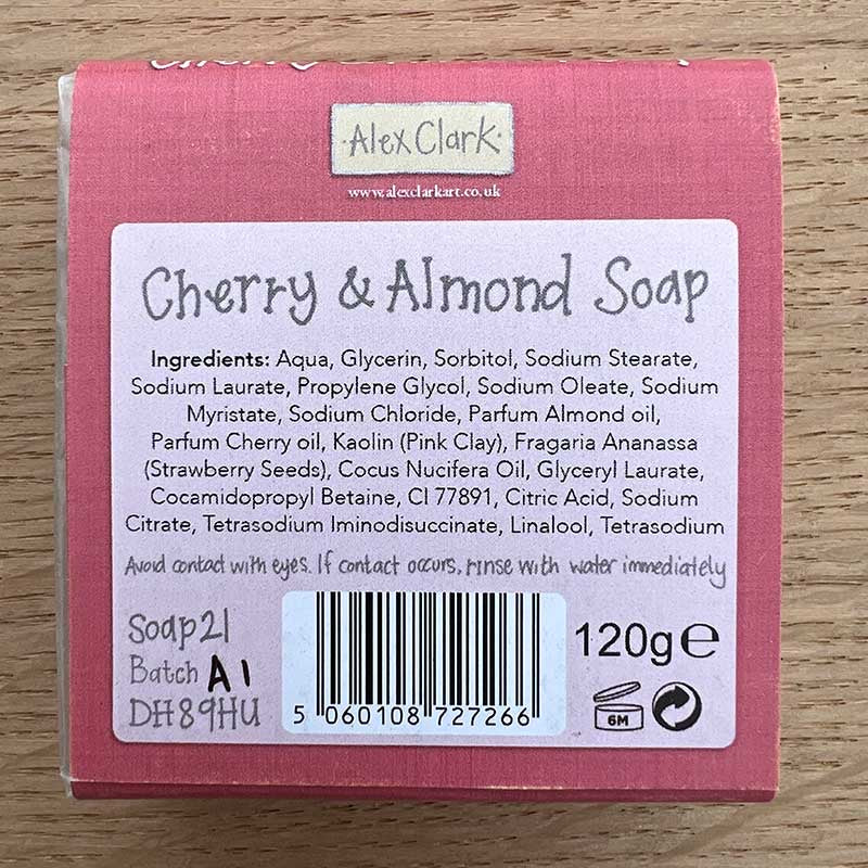 I love you berry much - Cherry & Almond Soap
