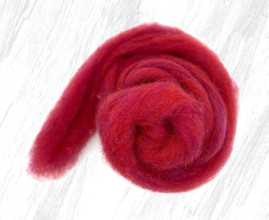 Sour Cherry - Corriedale Wool