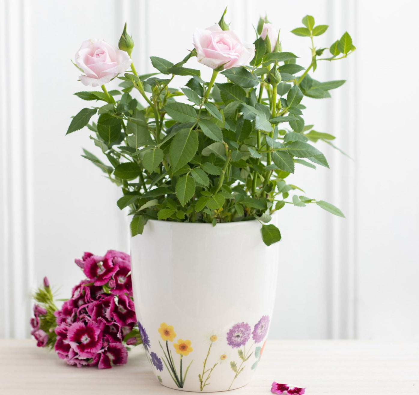 Wildflower Ceramic Plant Pot