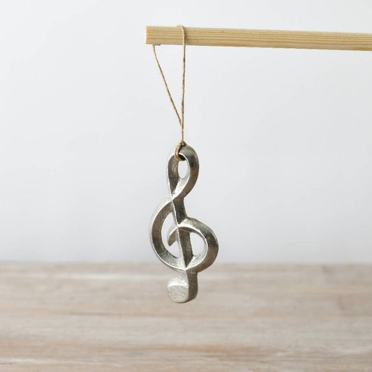 Hanging Music Note Deco, 11cm