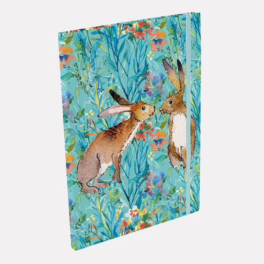 A4 Notebook - Kissing Hares