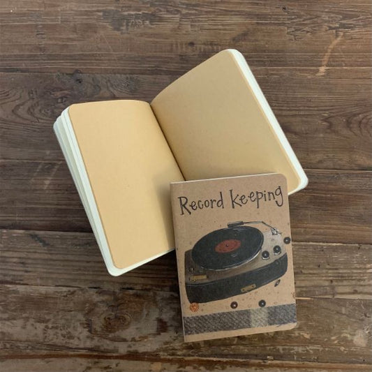 Record Keeping Small Kraft Notebook