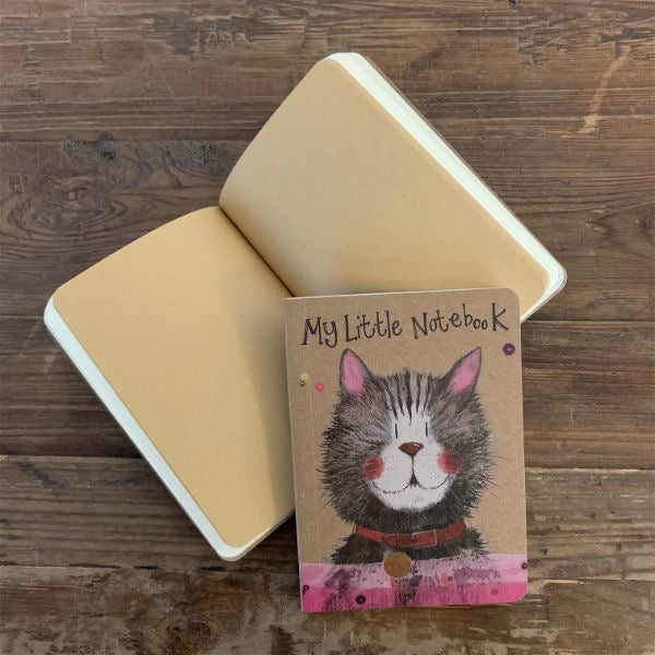 Cat Small Kraft Notebook