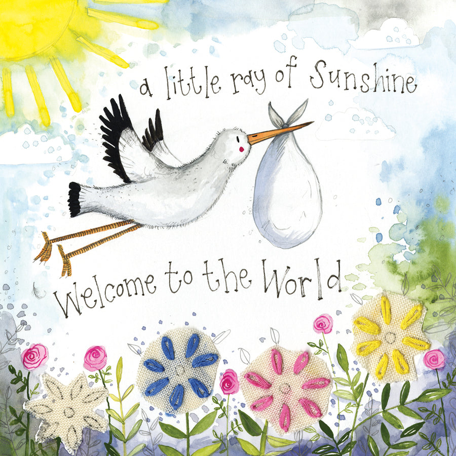 New Baby Sunshine Greeting Card