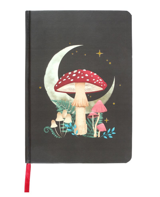 A5 Forest Mushroom Lined Notebook