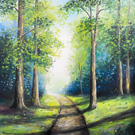 Canvas Painting - Forest Path