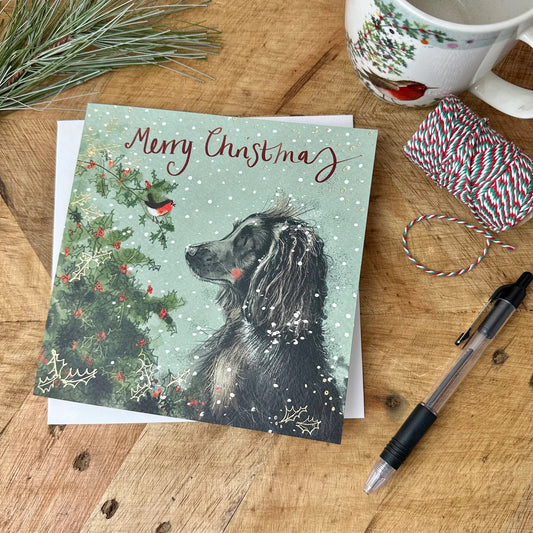 Spaniel Christmas Card