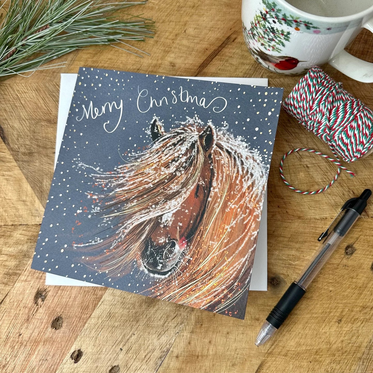 Pony Christmas Card