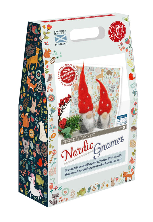 Nordic Gnomes Needle Felting Craft Kit