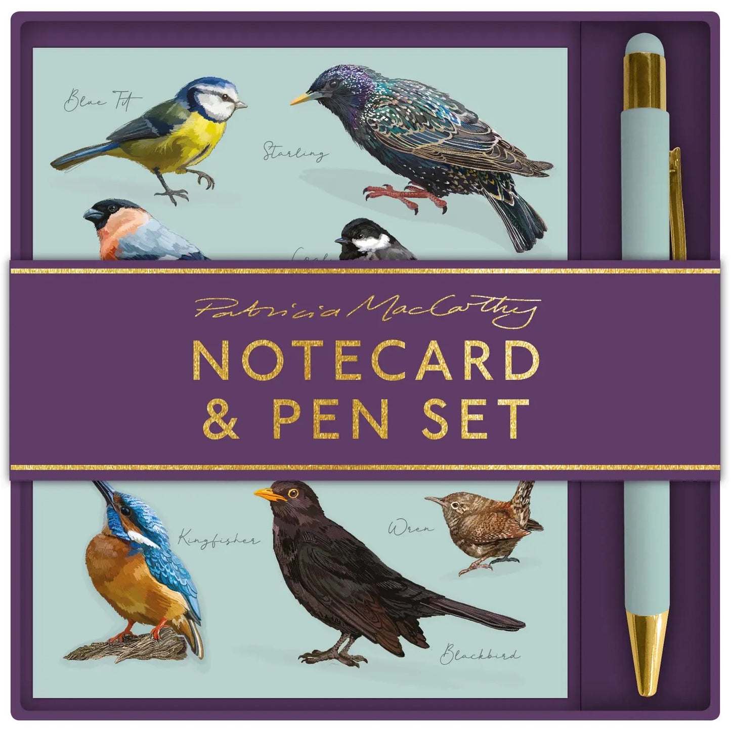 Notecard and Pen Set - Birds