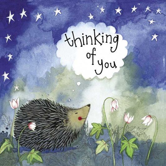 Thinking of You Hedgehog Card