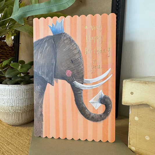 Elephant Birthday Card