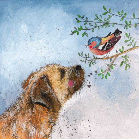 Border Terrier Card
