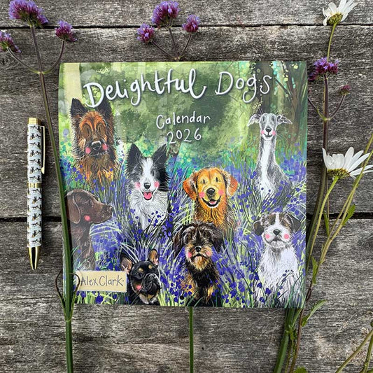 Delightful Dogs Calendar 2026