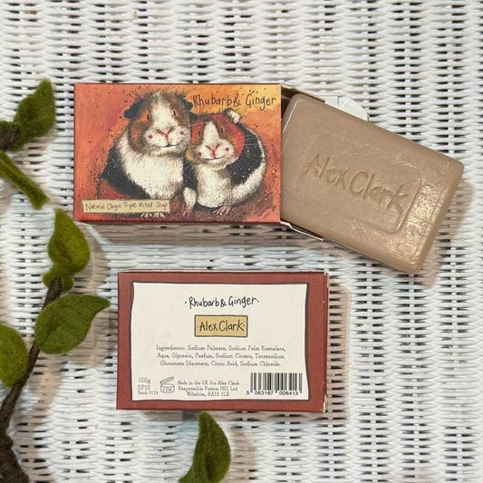 Rhubarb and Ginger Soap