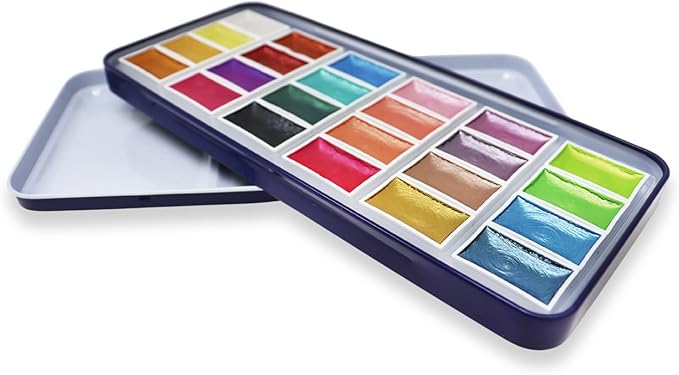 Shimmer Watercolour Paint Set 24