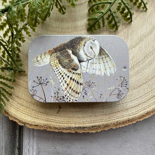 Barn Owl Sliding Tin