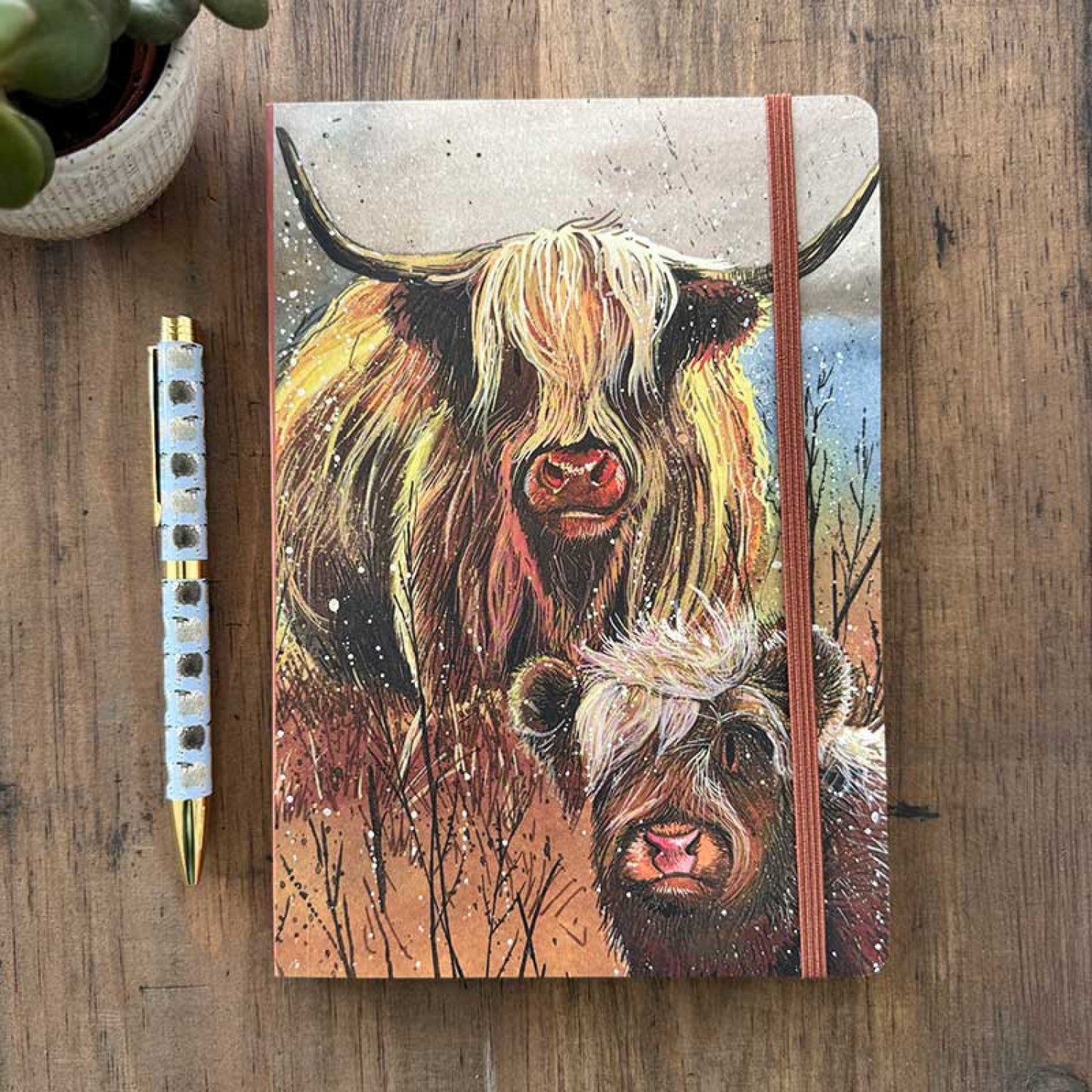 Highland Cow Large Chunky Notebook