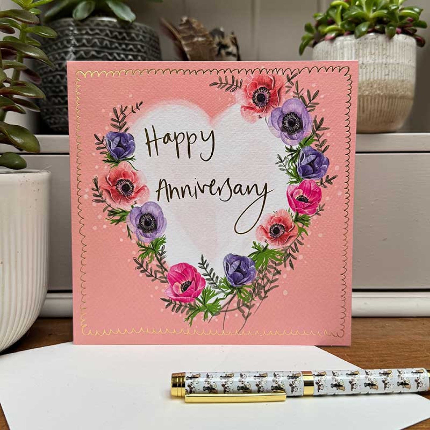Heart Anniversary Card