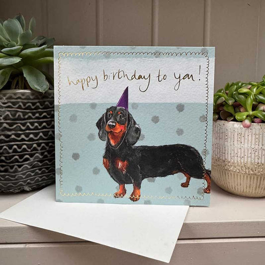 Birthday Dachshund Card