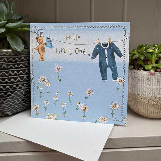 Hello Little One New Baby Card
