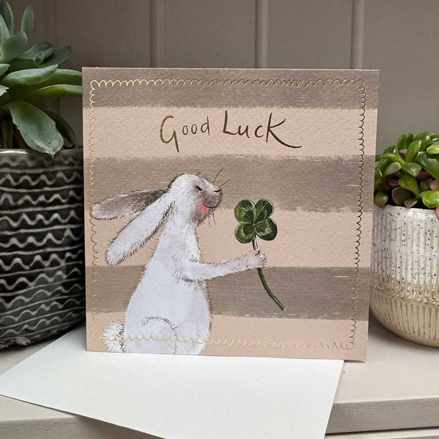 Good Luck Clover Card