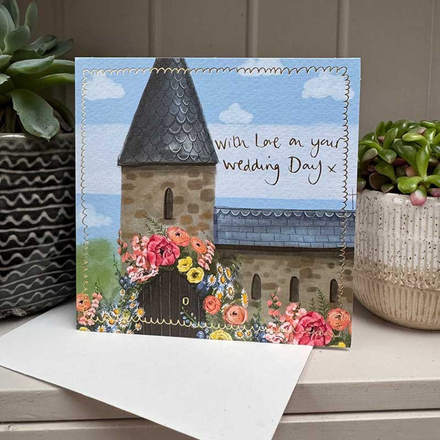 Wedding Day Church Card