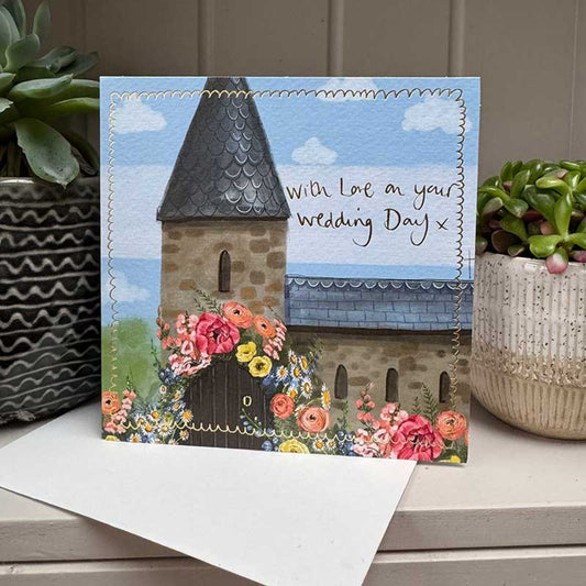 Wedding Day Church Card