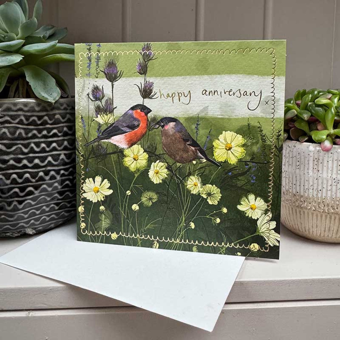 Birds Anniversary Card
