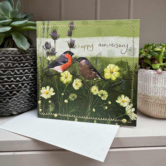 Birds Anniversary Card