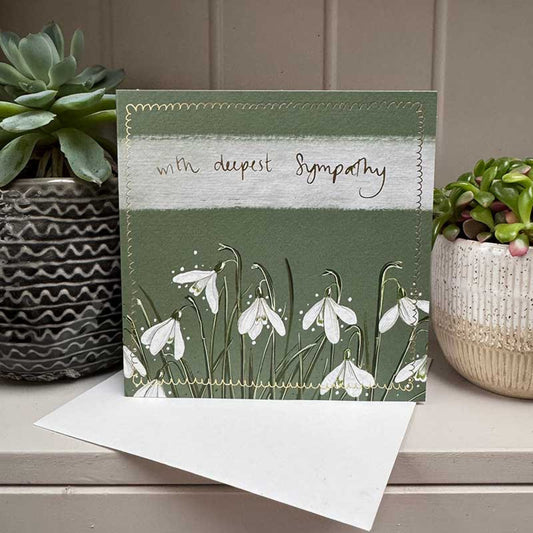 Sympathy Snowdrops Card