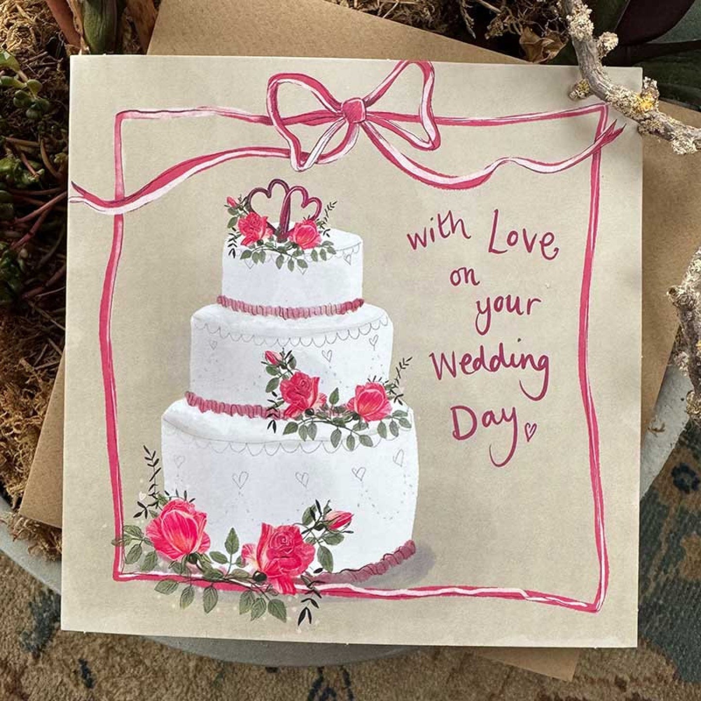 Cake Wedding Day Card