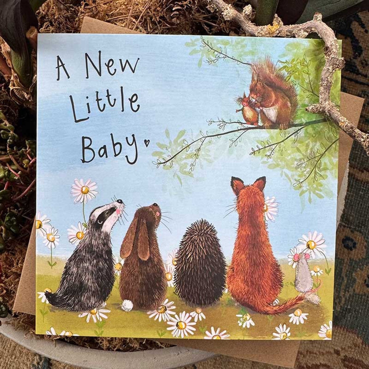 Little New Baby Card
