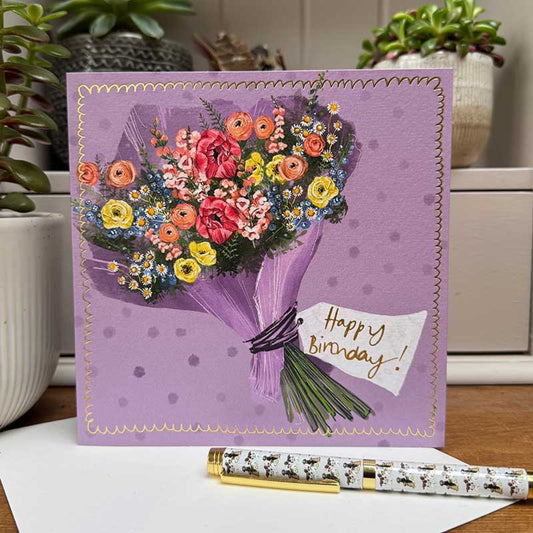 Birthday Flowers Card