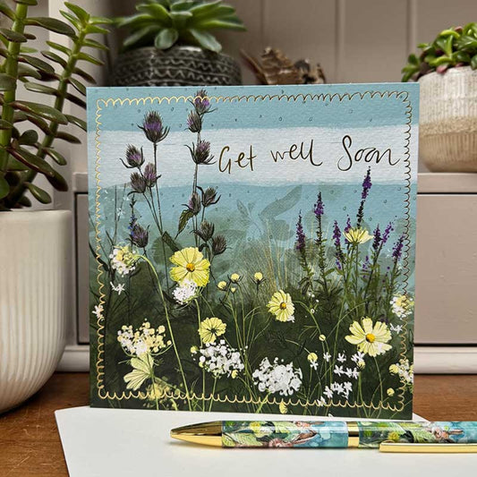 Get Well Soon Meadow Card