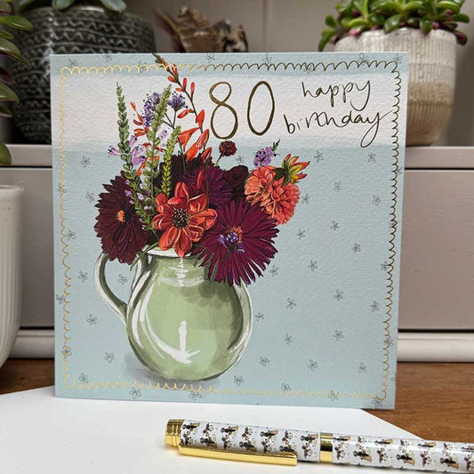 Happy 80th Birthday Card