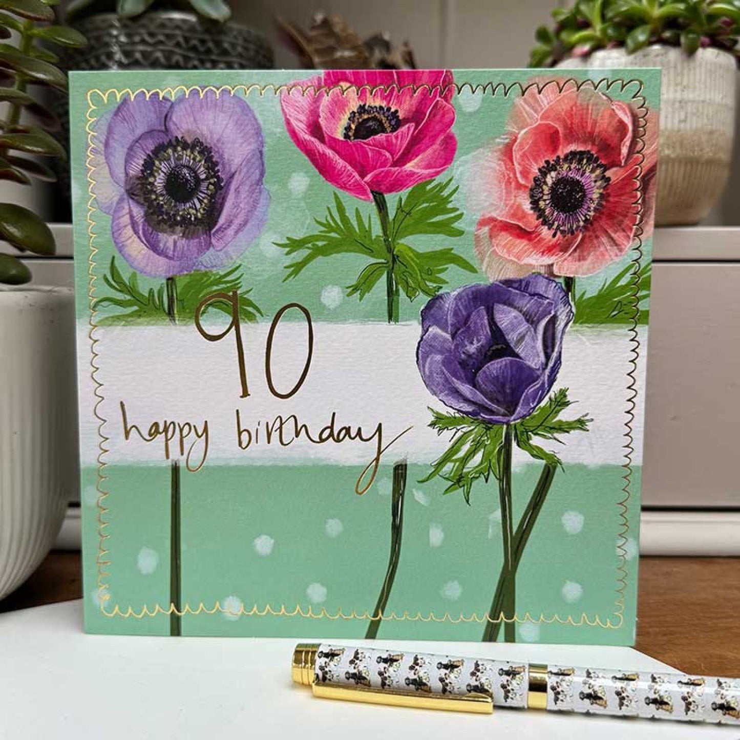 Happy 90th Birthday Card