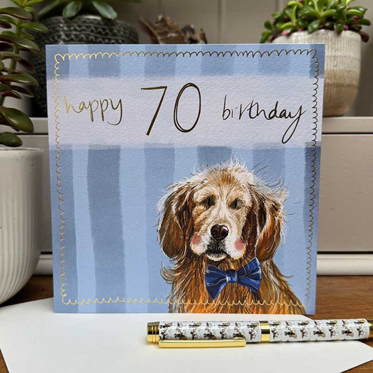 Happy 70th Birthday Card