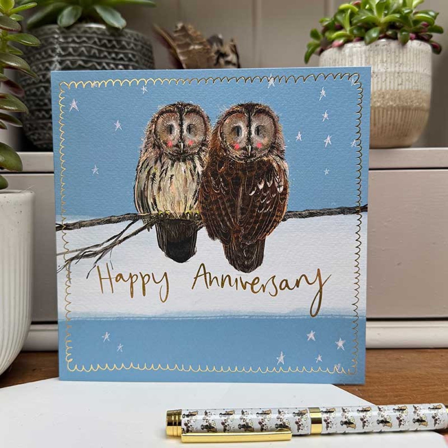 Anniversary Owls Card