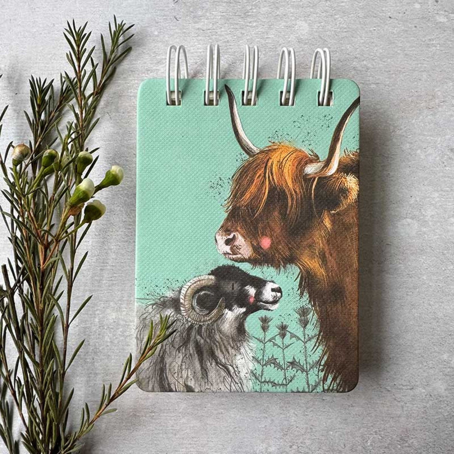 Farmyard Friends Small Spiral Bound Notepad