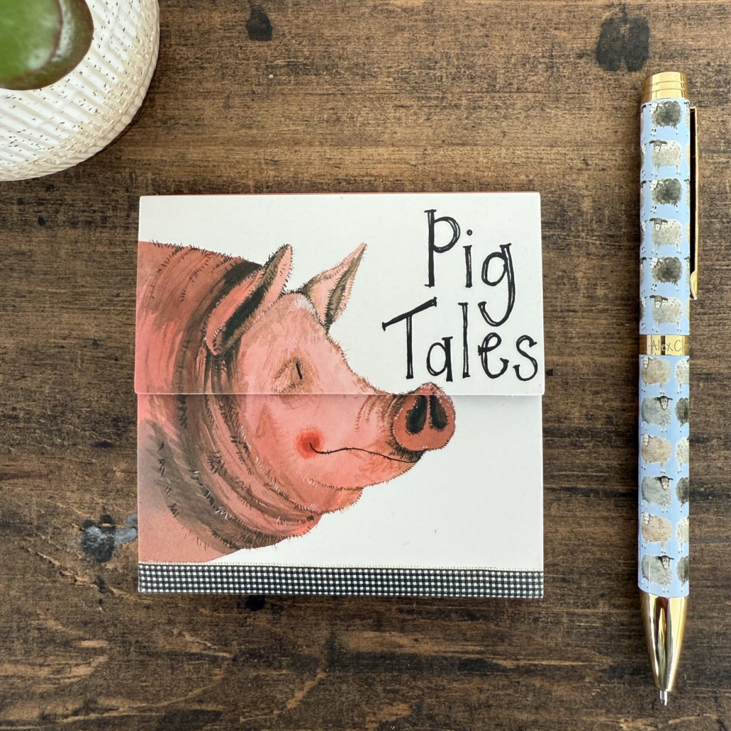 Pig Tales Mini Magnetic Notepad
