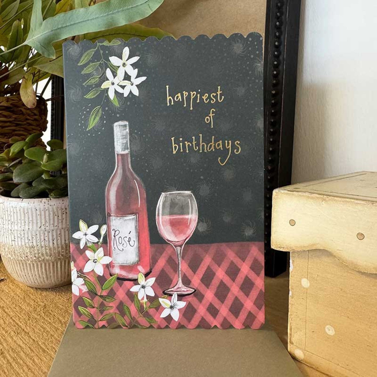 Jasmine and Rose Birthday Card